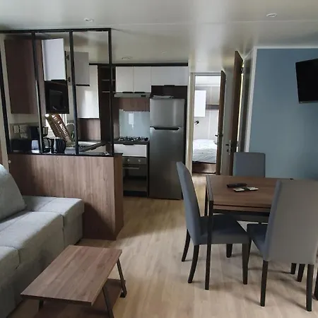 Campingplatz Mh 6 Pers Ensoleille Bois Masson *